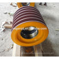 OEM custom large cast iron pulley wheel